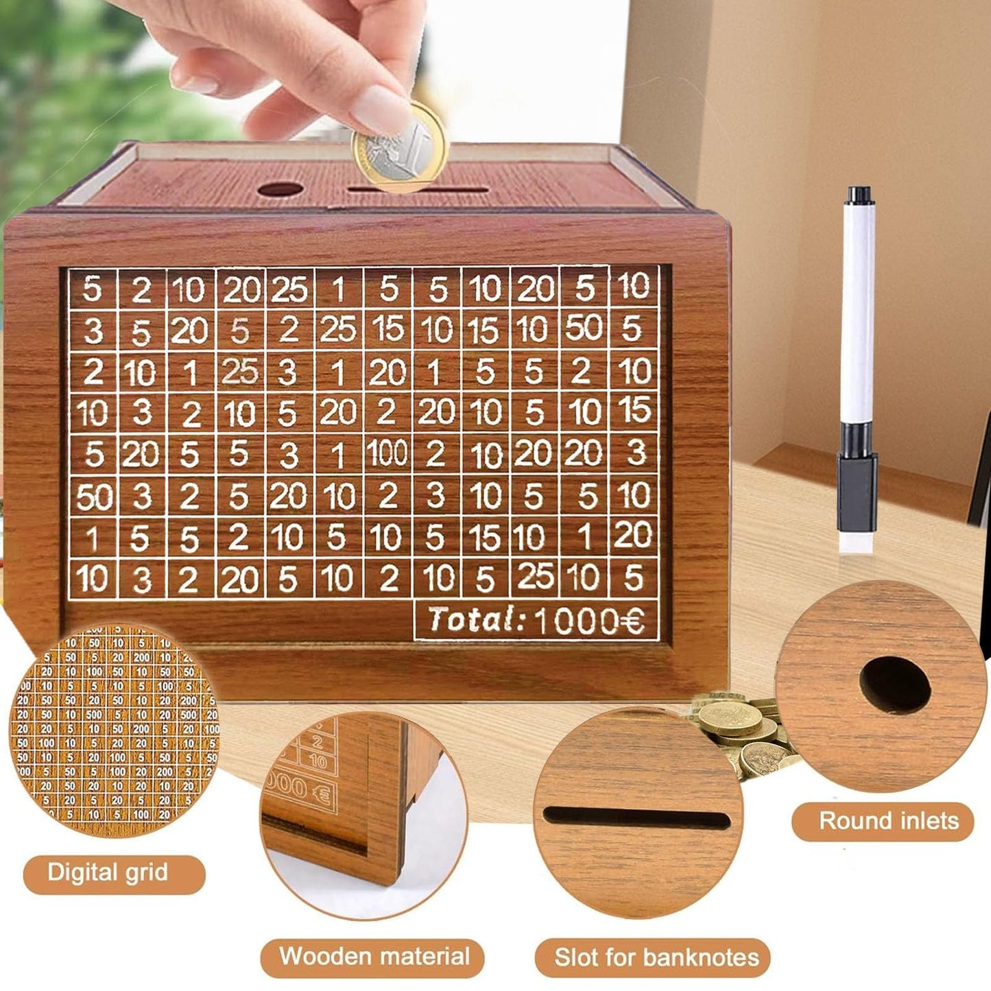 🔥Hot Sale🔥Retro Money Box Storage Box