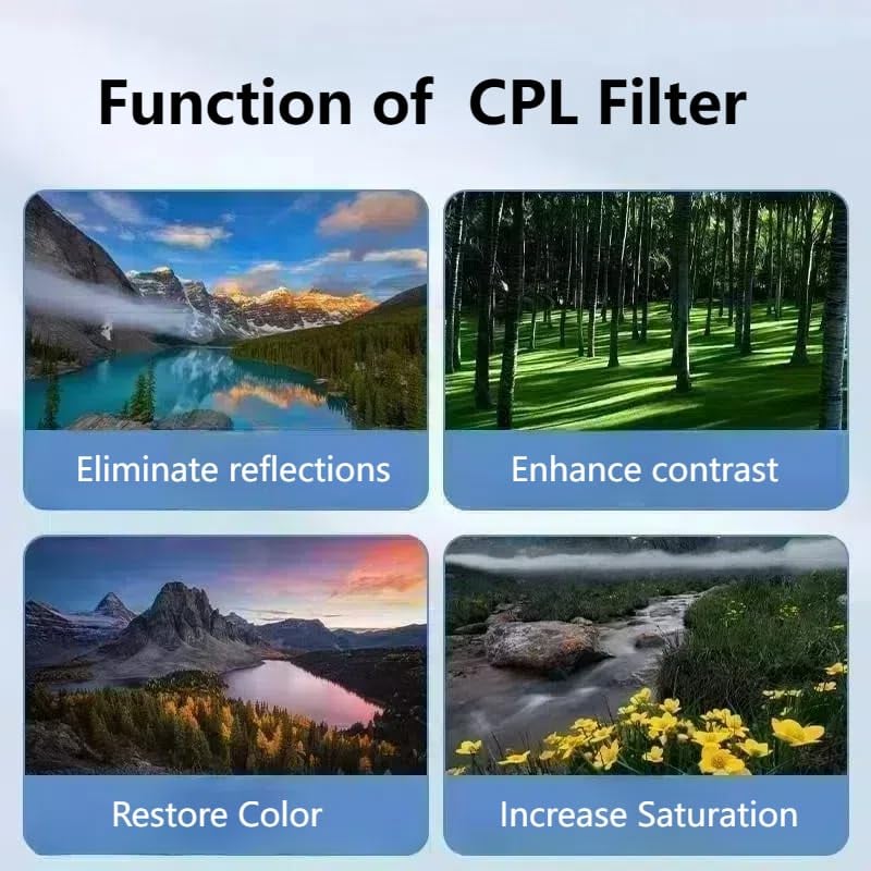 52mm CPL Polarized Lens for Smartphones