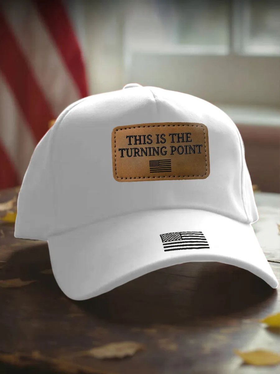 This Is A Turning Point Print Baseball Cap