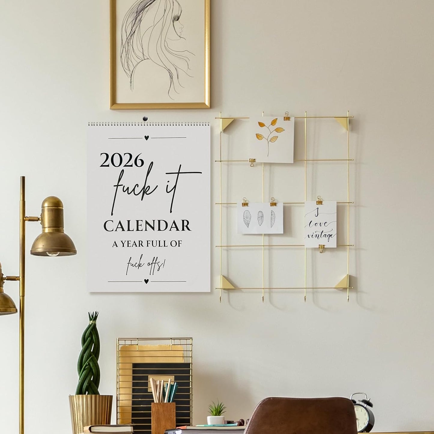 🔥LAST DAY 50% OFF - 😈🗓️The 2026 "F*ck It" Calendar - A Year of Unfiltered Liberation ✨