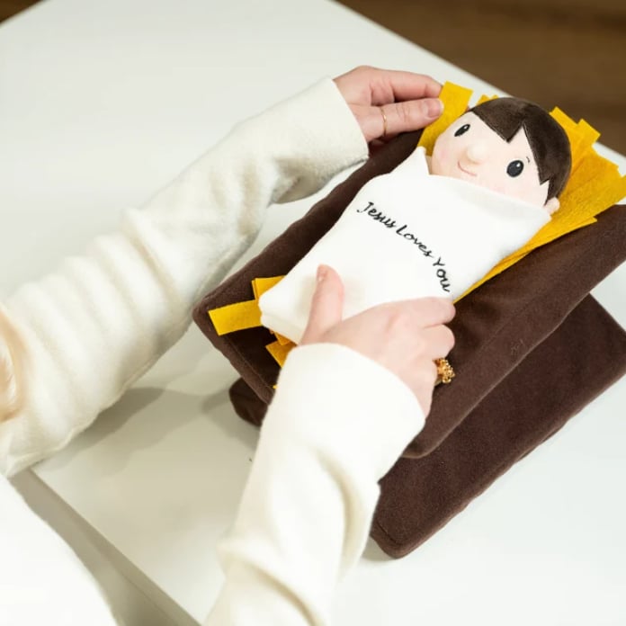 Miracle In A Manger Gift Set Plush Toy Book and Activity Cards