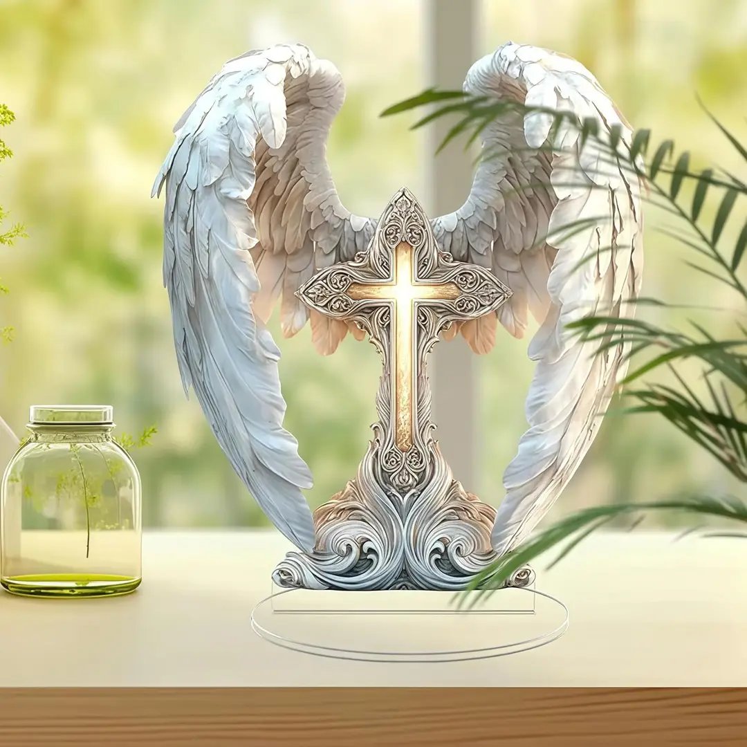 đFall Hot Sale 48% OFFâGorgeous Angel Wings Cross Decoration