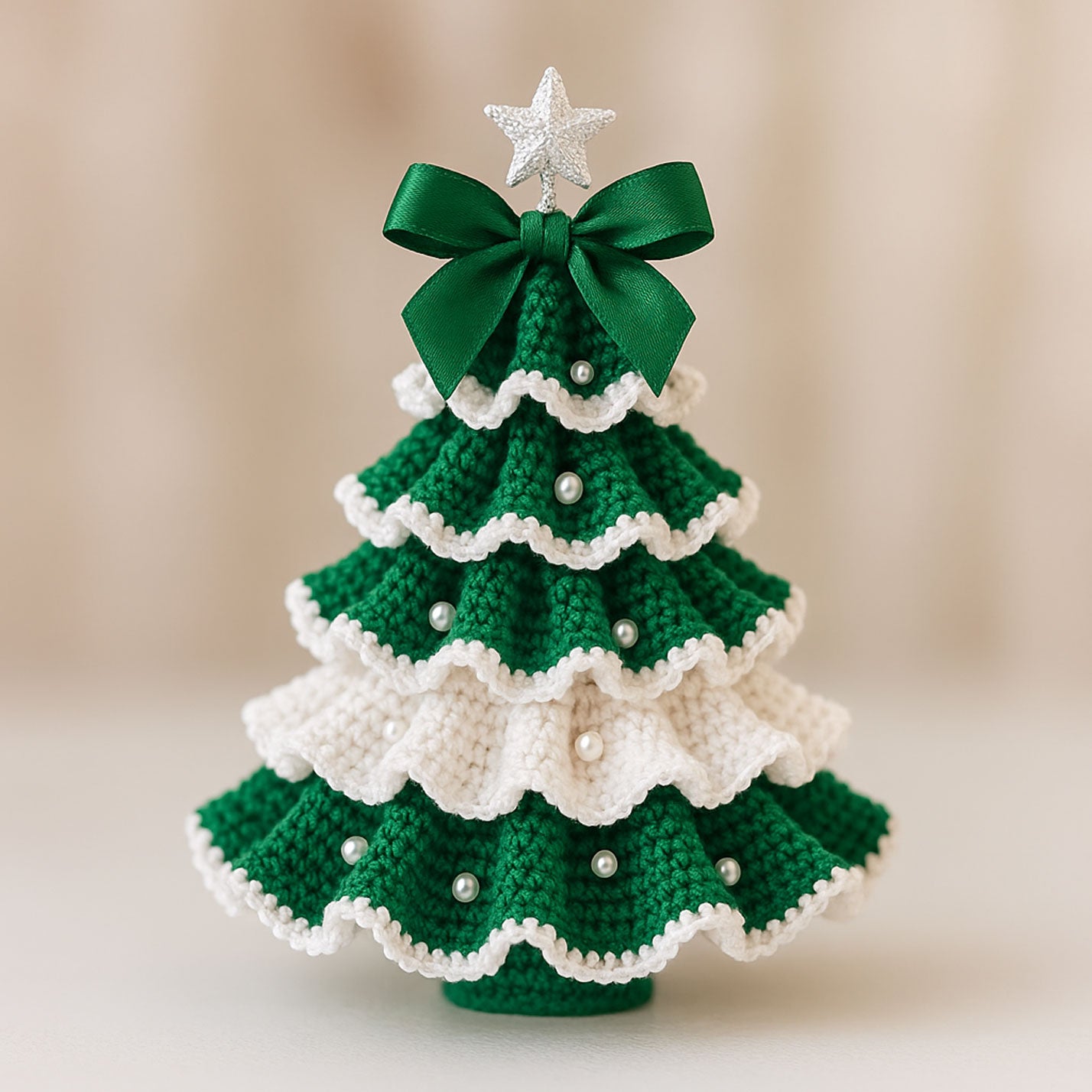 DIY Crochet Christmas Tree Kit – Handmade Holiday Decoration Set