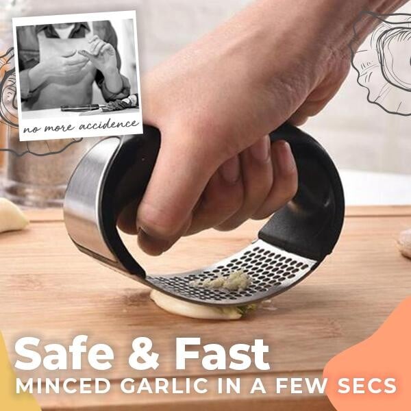 🔥Special Offer Now - Stainless Steel Garlic Presser