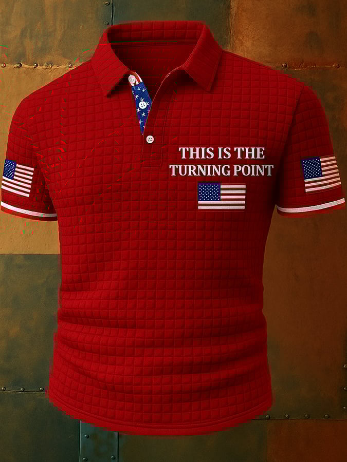 Men's Turning Point USA Short Sleeve Polo Shirt