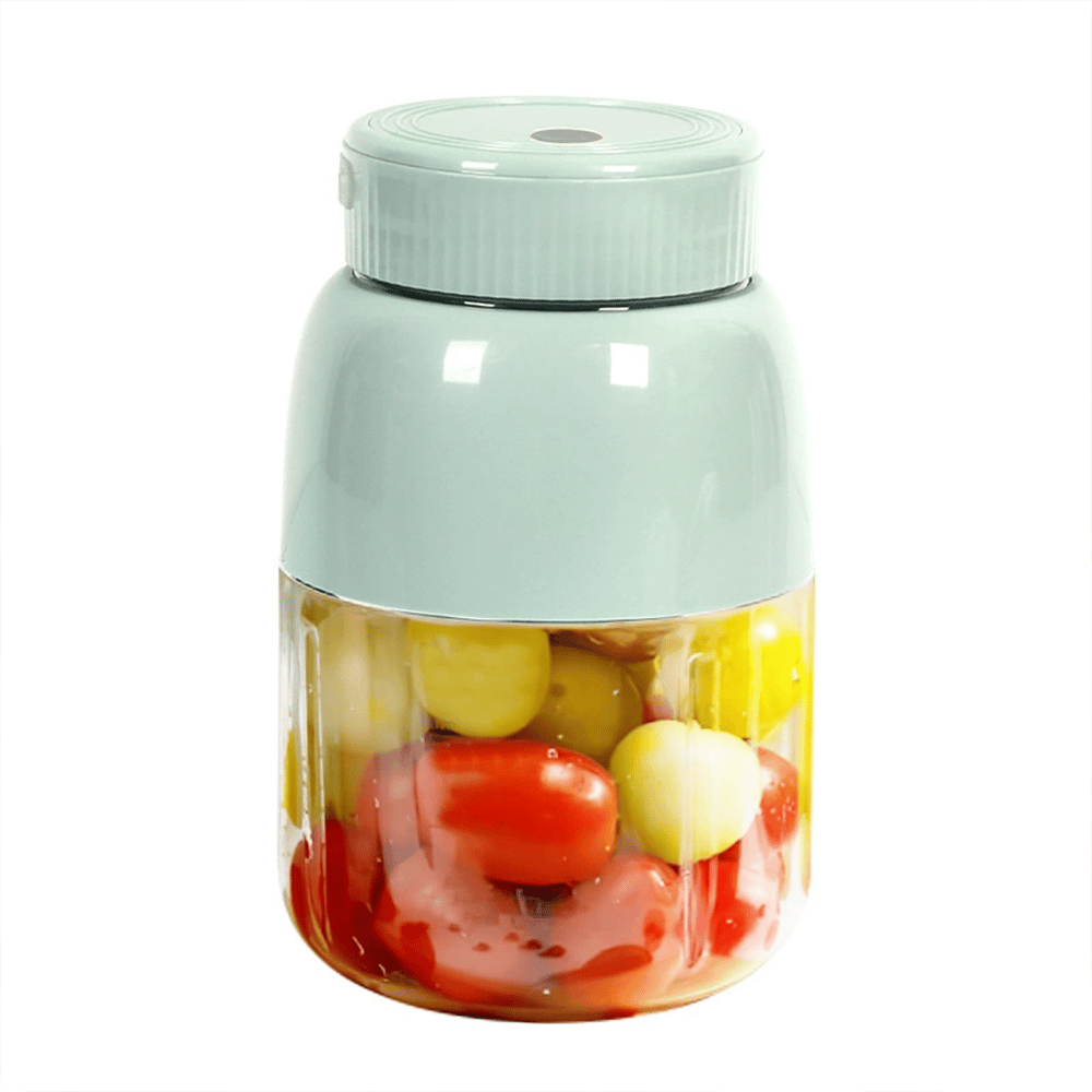 BPA-Free Electric Citrus Juicer 17 oz, Straw, Two Lids, Portable Blender for Smoothies, Shakes, Food Prep & Frozen Blending - Outdoorfun