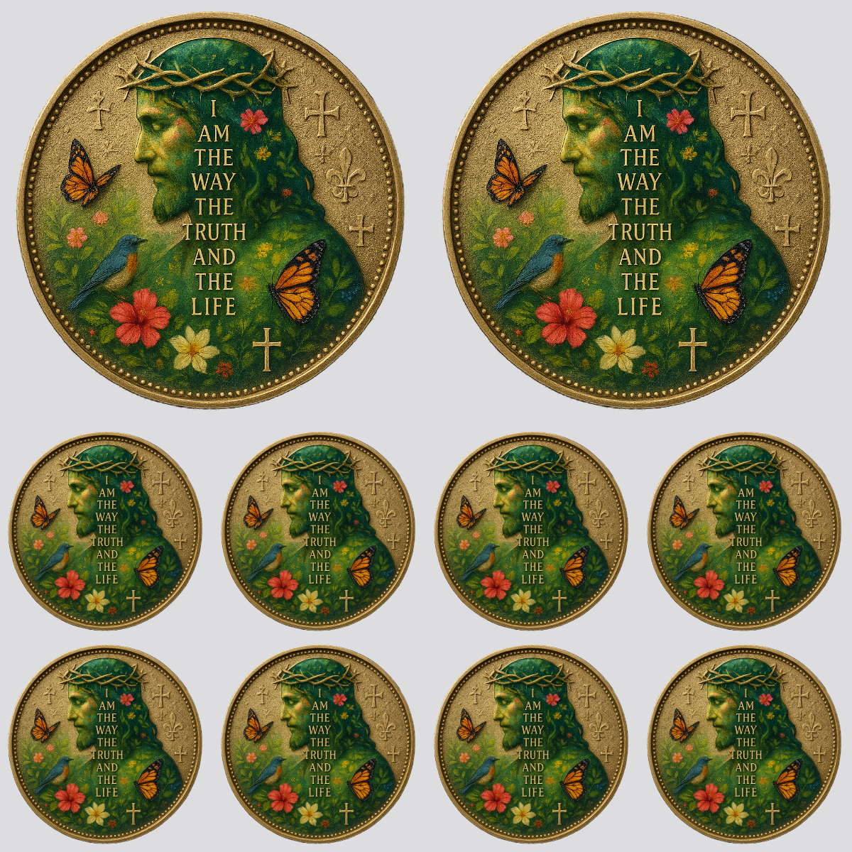 🏆Flash Sale 60% OFF - 🙏"The Way, The Truth, The Life" Commemorative Coin
