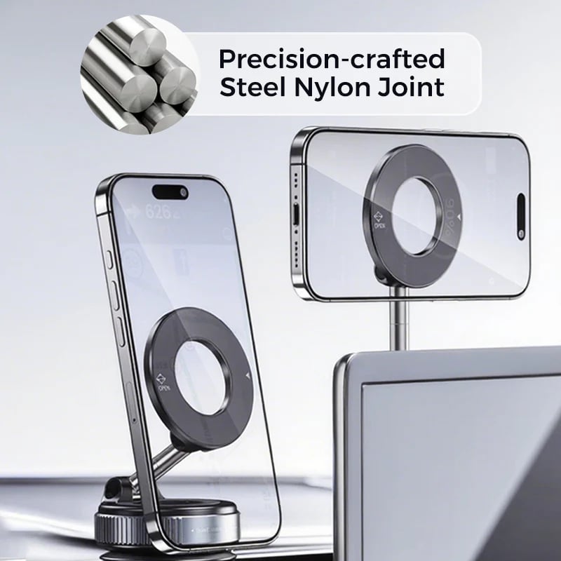 🏆Flash Sale⚡ 50K+ SOLD! Almost Gone-💥Retractable Car Phone Mount - 360° Magnetic Holder