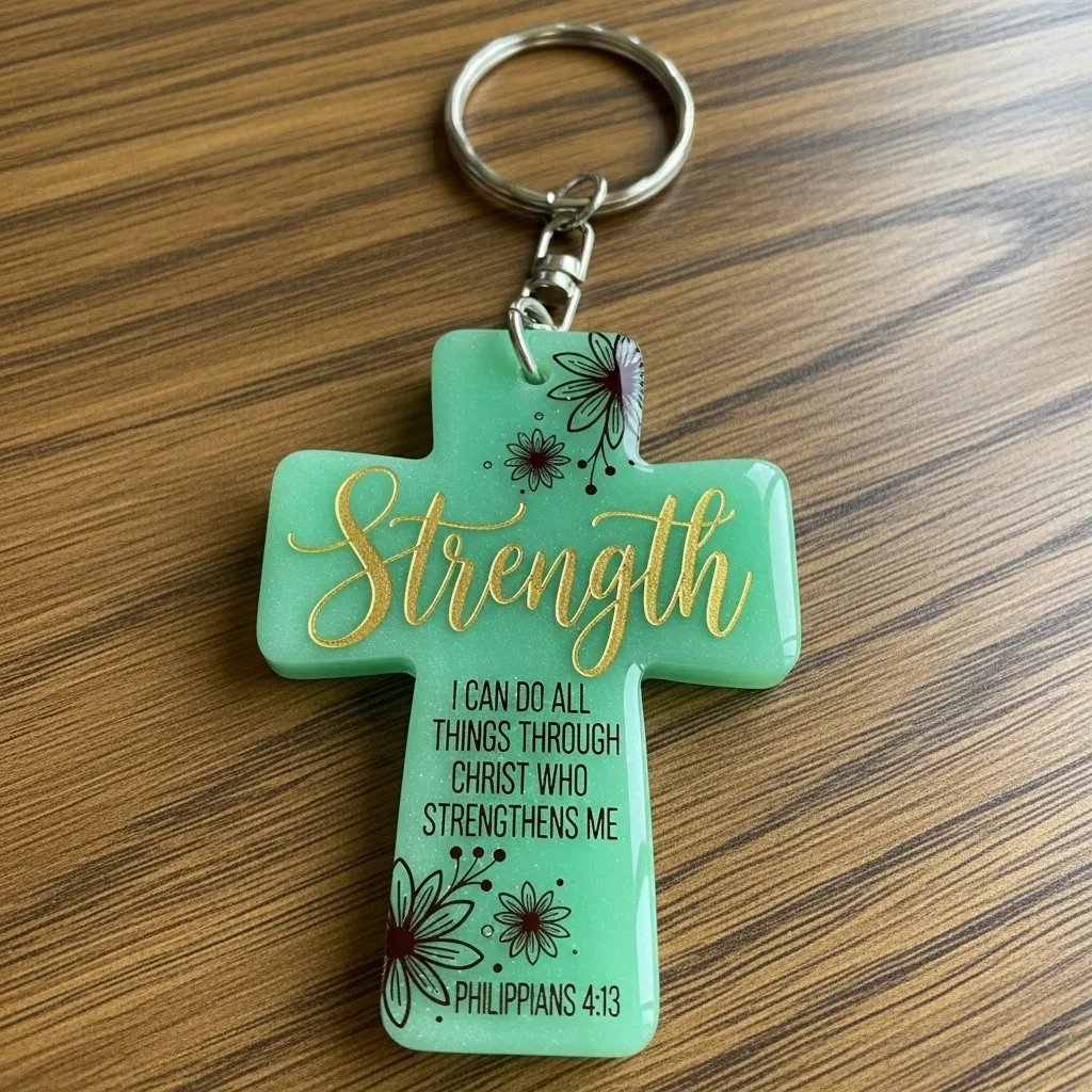 🔥LAST DAY BUY 3 GET 1 FREE✝️Inspirational Cross Pendants & Keychains✨Crafted by Hand