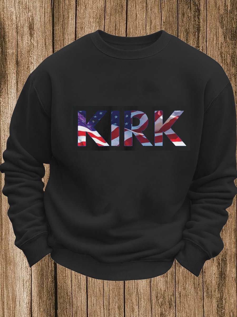 Kirk American Flag Sweatshirt