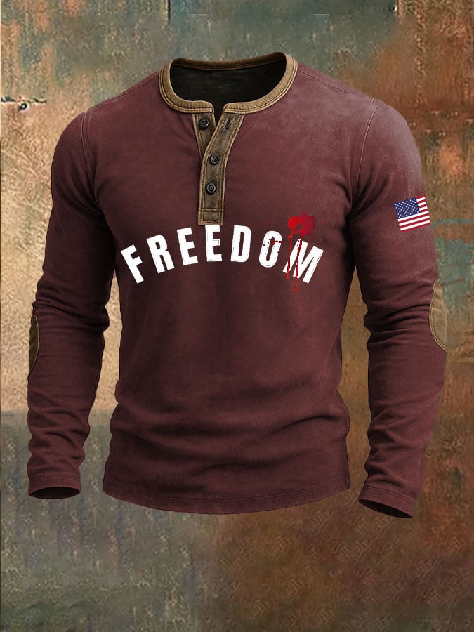 Men's Commemorative Leader Print Long Sleeve Top