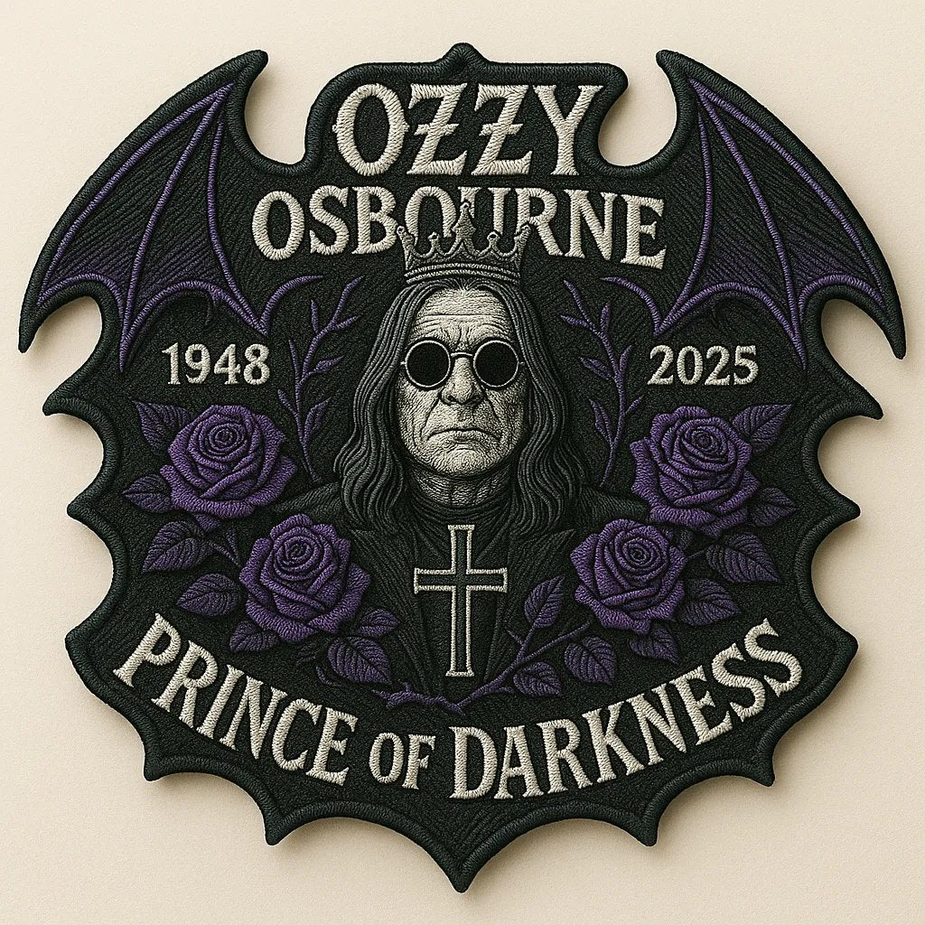 Ozzy Osbourne 1948–2025 Memorial Patch