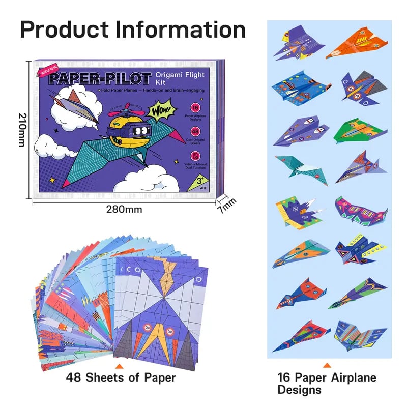 🔥Last Day 49% OFF - ✈️✨DIY Paper Airplane Book