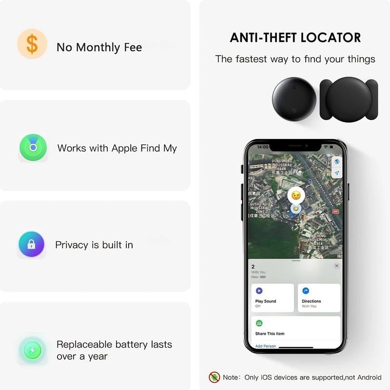 🔥🎁GPS Tracker for Car,Mini Trackers Device with Weatherproof Magnetic Case-No Monthly Fee-Best Hidden GPS Trackers