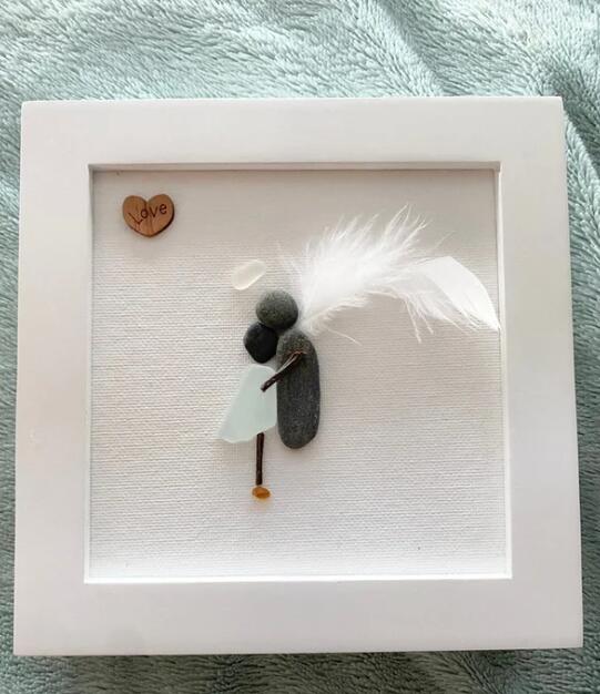 2025💘Memorial Gift Sorry for your loss Gift Sea Glass Art Sympathy Gift