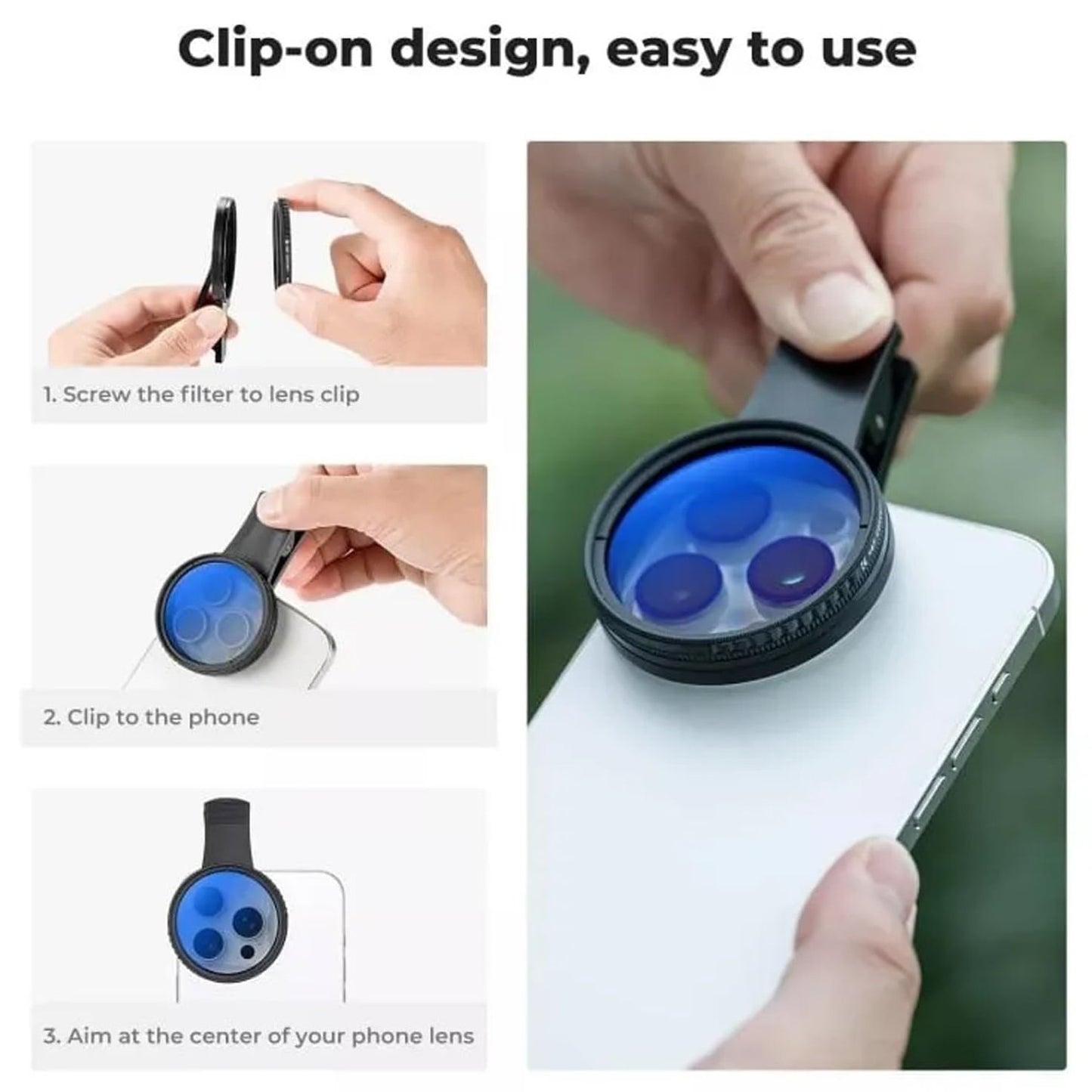 52mm CPL Polarized Lens for Smartphones