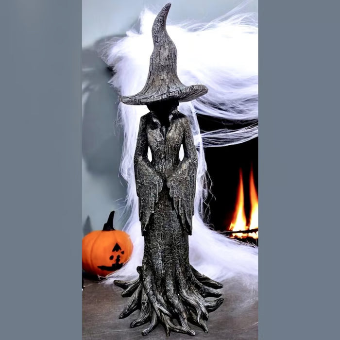 🔥LAST DAY 49% OFF - 🧙♀️💫Hand-Painted Enchanting Witch Statue: The Guardian of Your Home