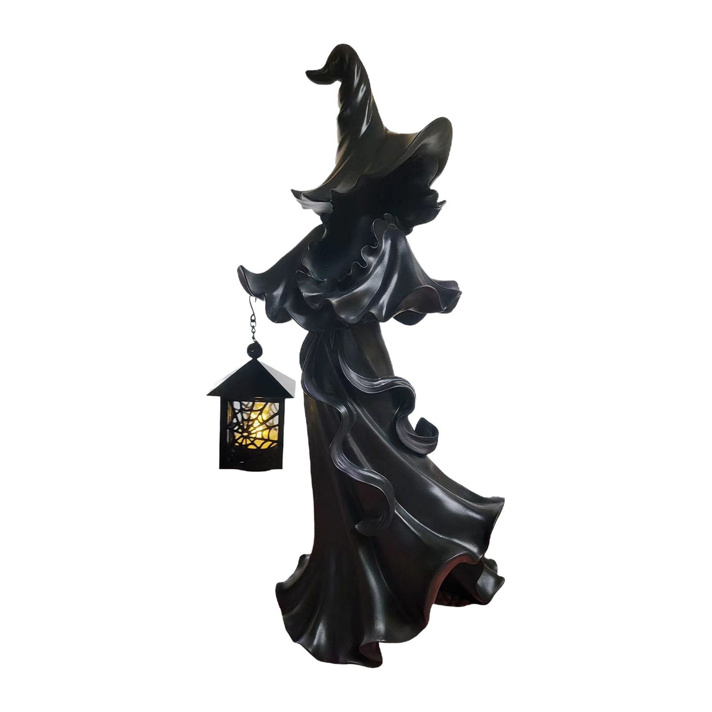 🔥LAST DAY 49% OFF - 🧙♀️💫Hand-Painted Enchanting Witch Statue: The Guardian of Your Home