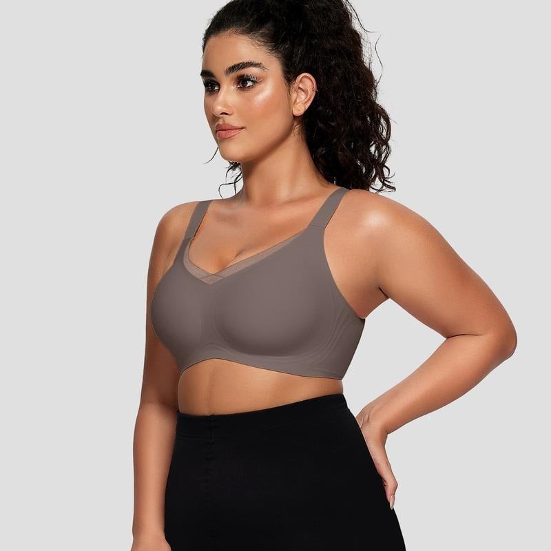🏆Flash Sale⚡ 50K+ SOLD! Almost Gone-💥🎉Women Wireless V-Neck Mesh Bralette,Best Gifts