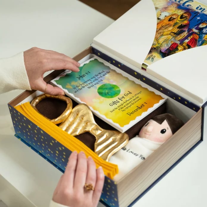 Miracle In A Manger Gift Set Plush Toy Book and Activity Cards
