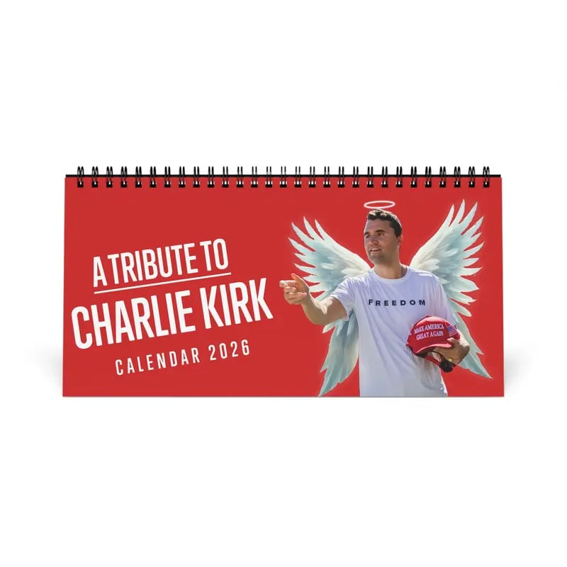 2026 Charlie Kirk Desktop Calendar(With Famous Quotes)🙏RIP Charlie Kirk🙏