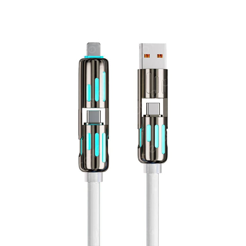 🔥Buy 1 Get 1 Free🔥6.6ft 4-in-1 USB Charging Cable fast charging MAX 60W