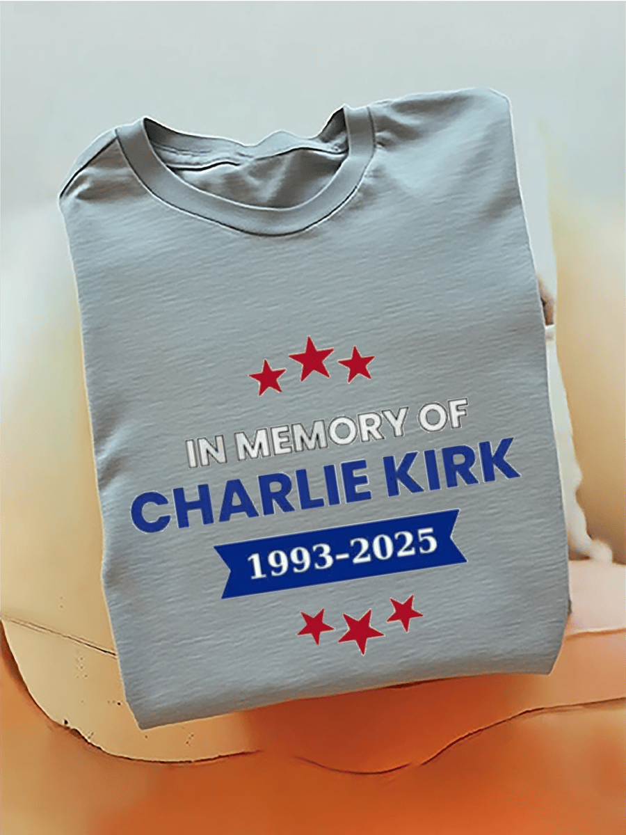 In Memory Of Charlie Kirk 1993-2025 T-Shirt (100% Cotton)