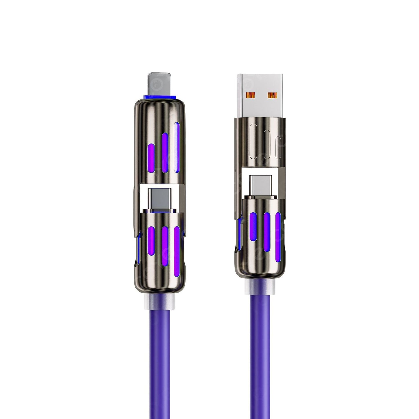 🔥Buy 1 Get 1 Free🔥6.6ft 4-in-1 USB Charging Cable fast charging MAX 60W