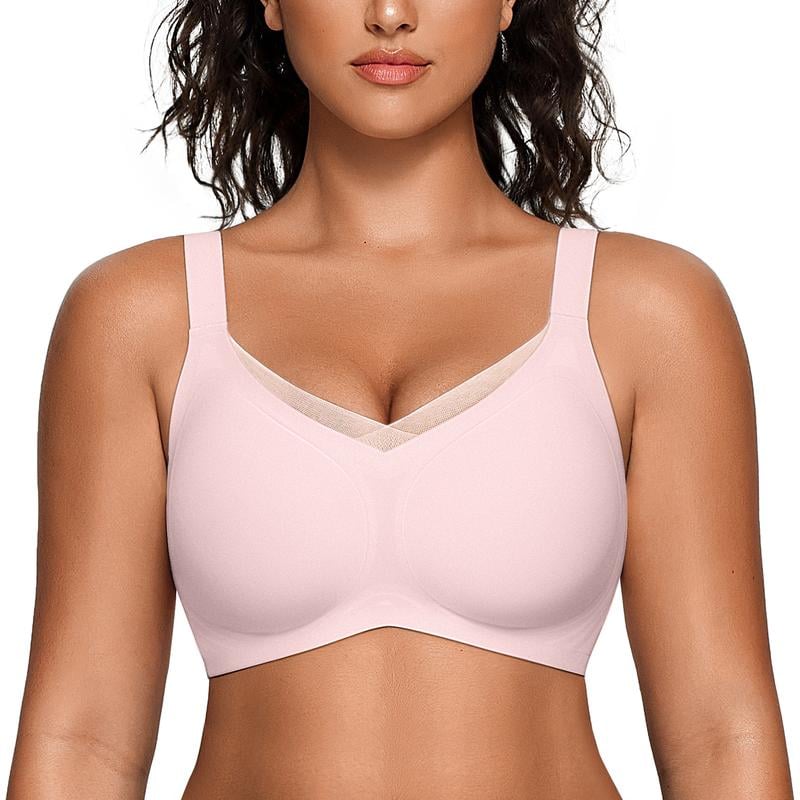 🏆Flash Sale⚡ 50K+ SOLD! Almost Gone-💥🎉Women Wireless V-Neck Mesh Bralette,Best Gifts