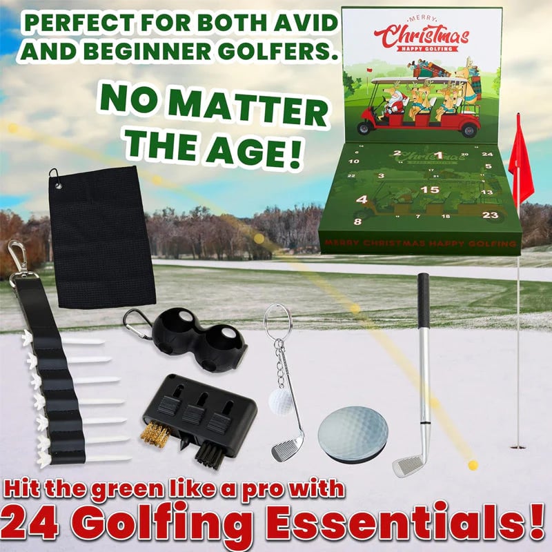 🔥Last Day Sales 50% OFF⛳24 Days of Golfing Joy Advent Calendar