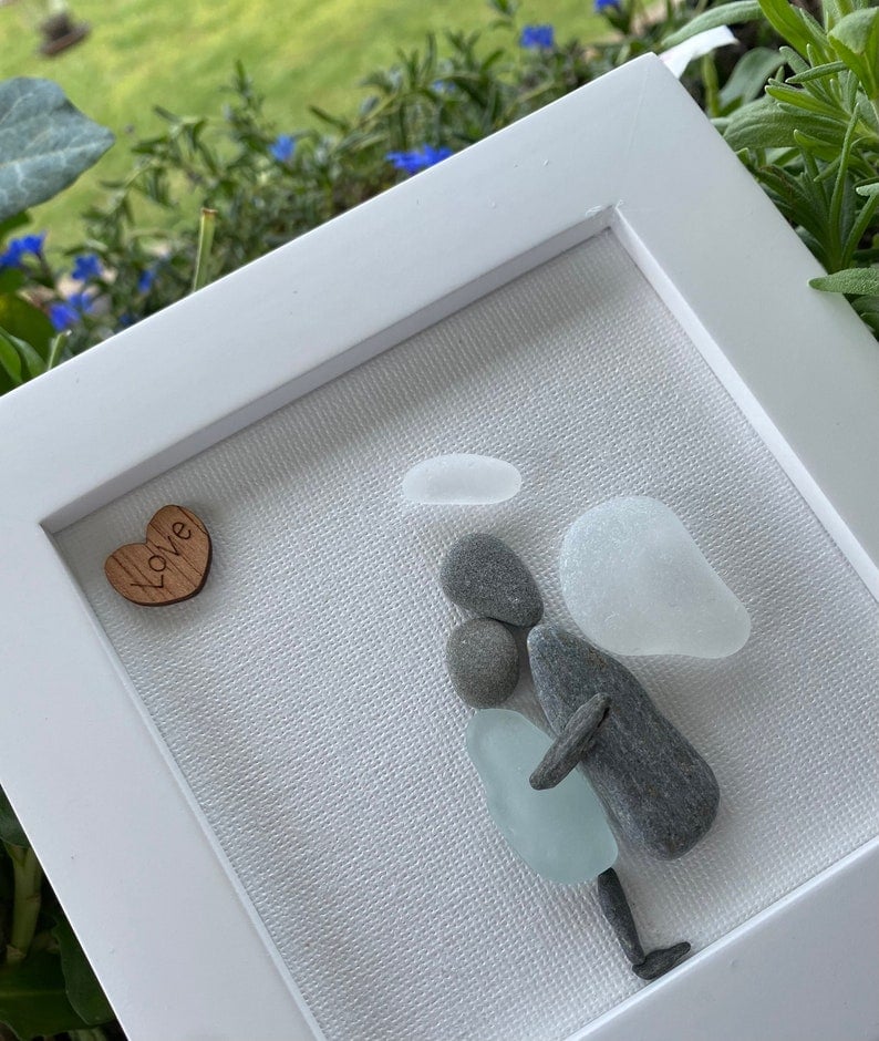 2025💘Memorial Gift Sorry for your loss Gift Sea Glass Art Sympathy Gift