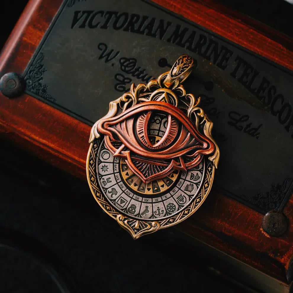 🔥LAST DAY 49% OFF👁️🗨️🔮Handmade Tarot Vision Pendant: Connect to Cosmic Wisdom Anytime