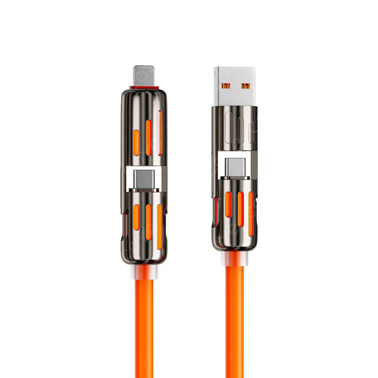 🔥Buy 1 Get 1 Free🔥6.6ft 4-in-1 USB Charging Cable fast charging MAX 60W