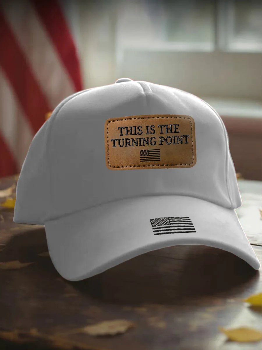 This Is A Turning Point Print Baseball Cap