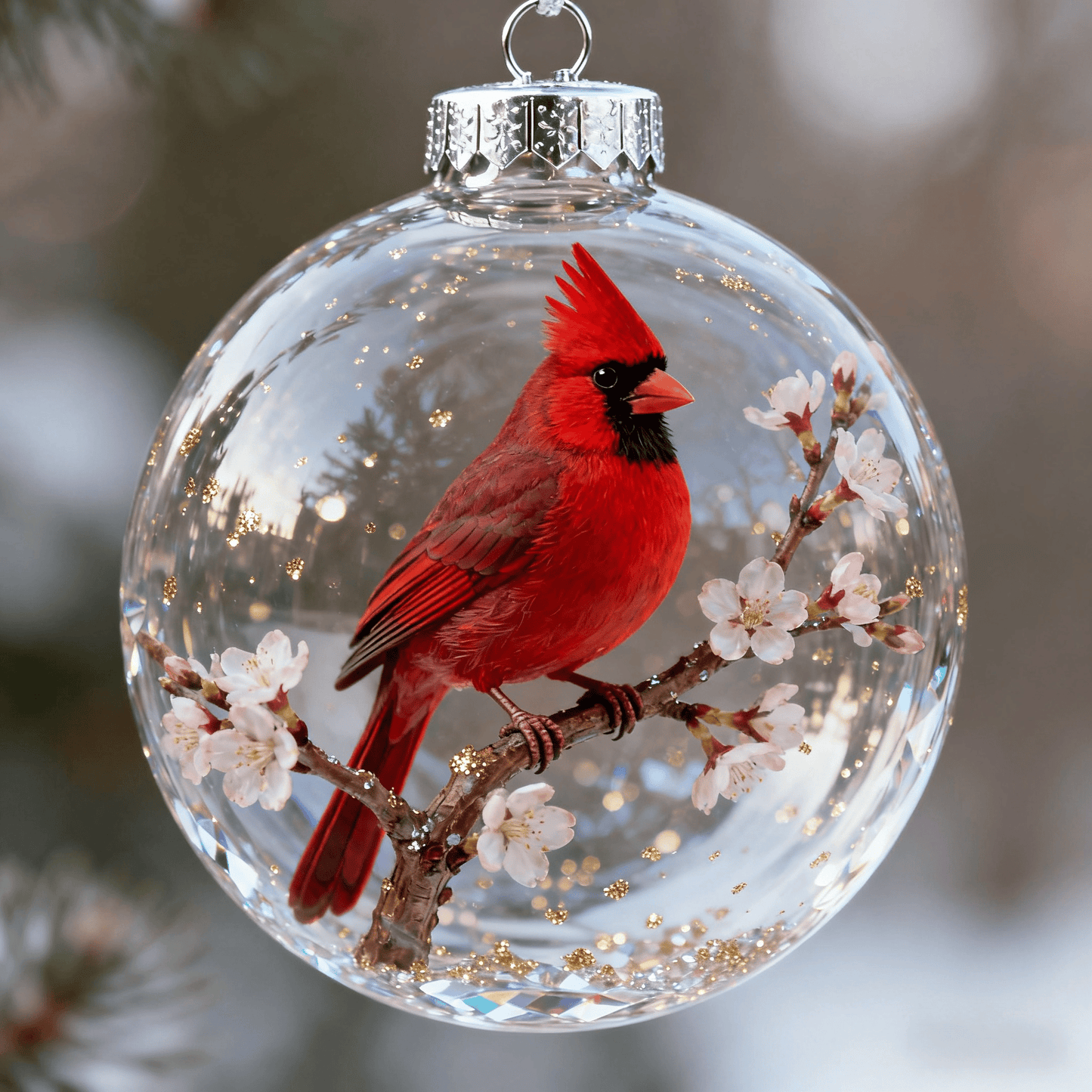 🔥LAST DAY 50% OFF-🐦Nature’s Birds Crystal Glass Ornament