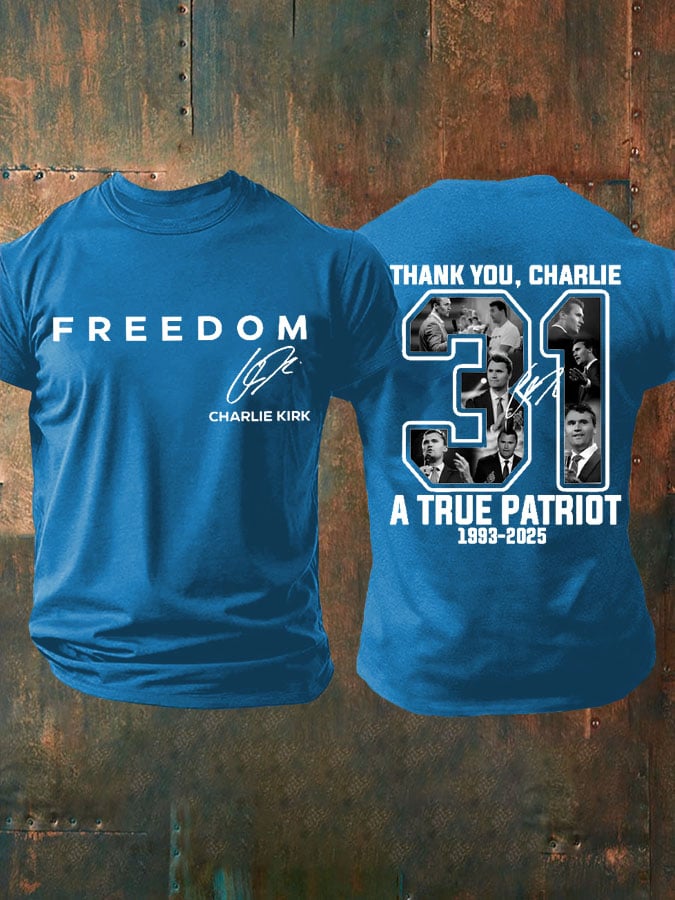 Men's Freedom Print T-Shirt