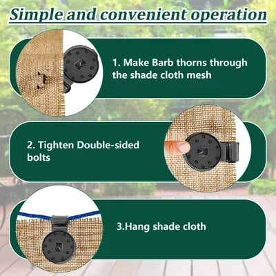 🔥Last Day Promotion 49% OFF🔥Shade Cloth Heavy Duty Lock Grip