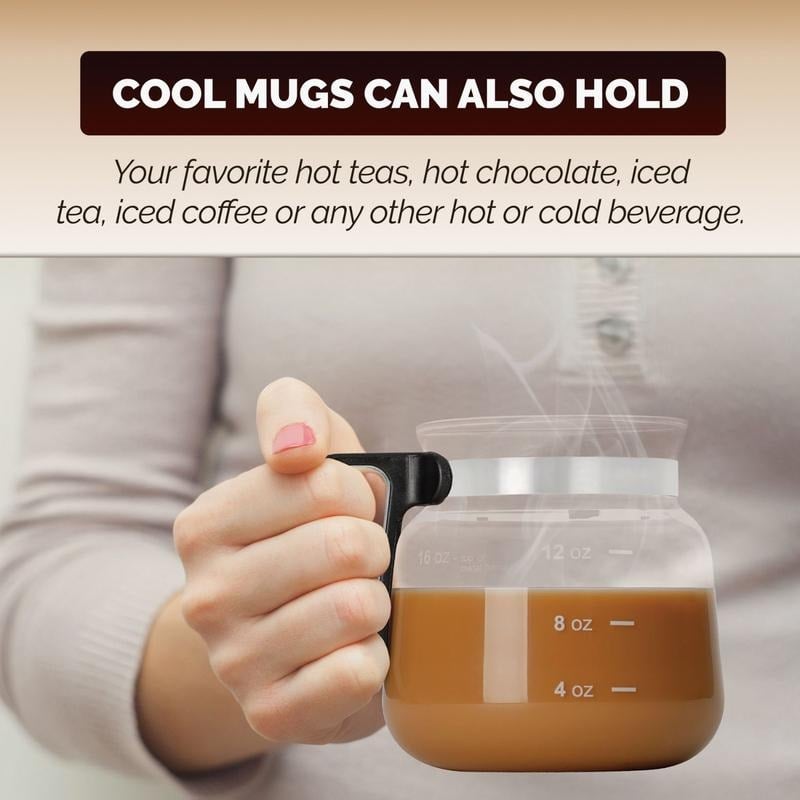 π49% OFFπβ 16 Oz Glass Coffee Mug β Coffee Pot Style