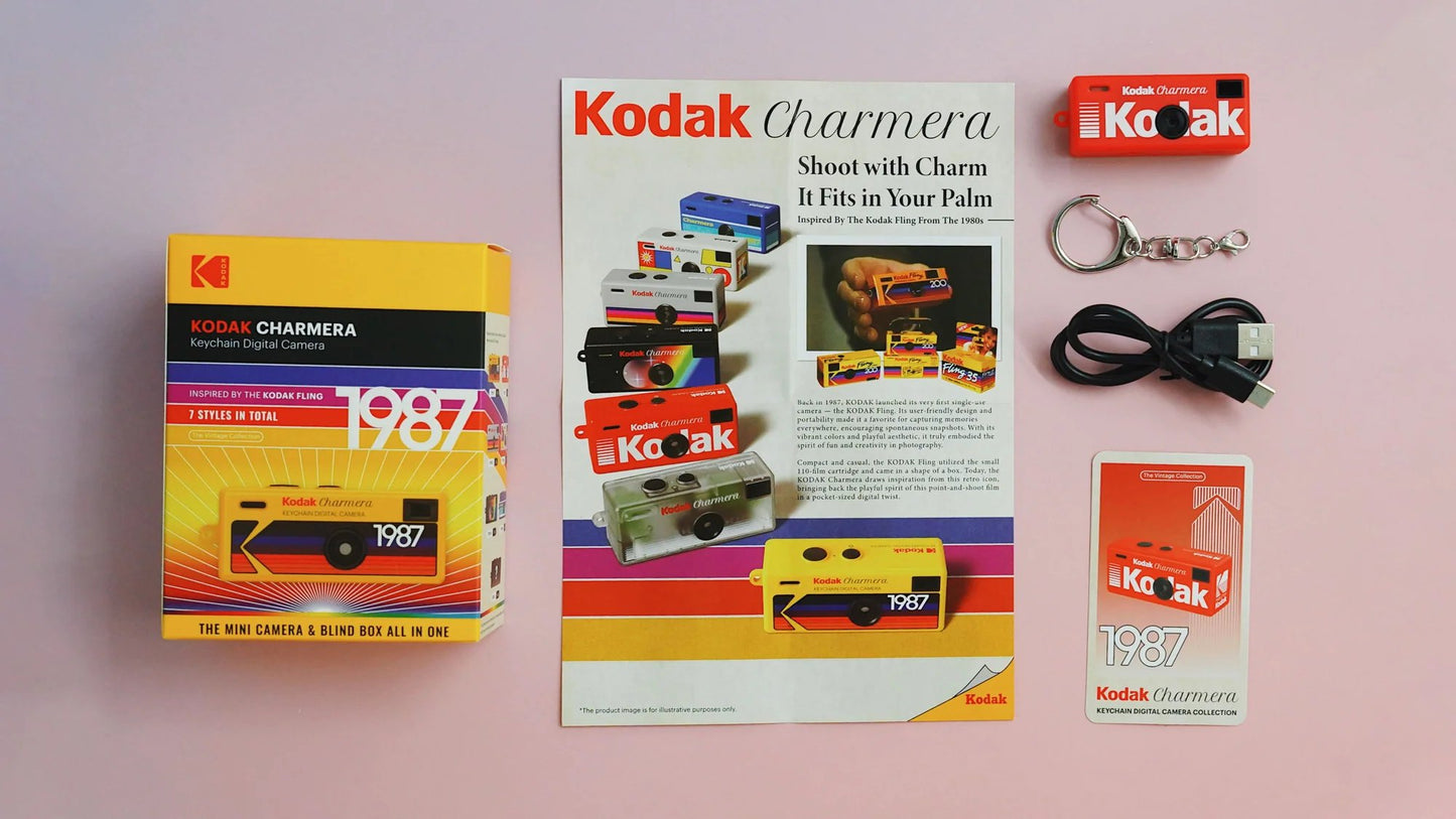 KODAK CHARMERA Keychain Digital Camera Blind Box Collection