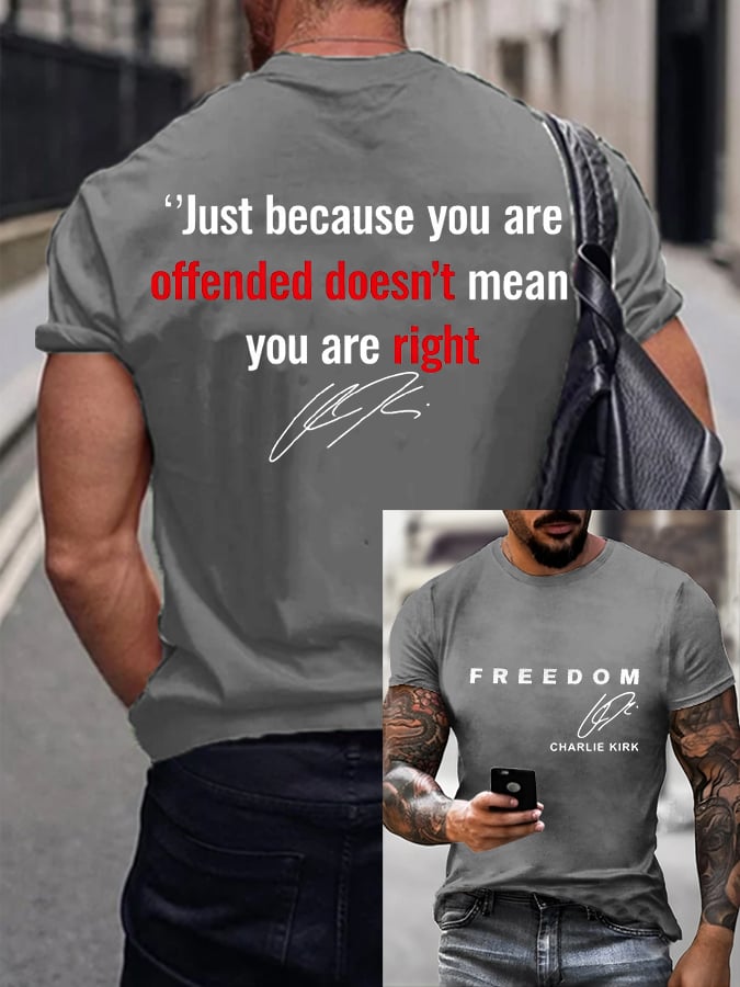 Men's Commemorative Printed T-Shirt
