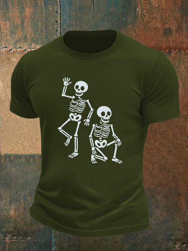 Men's Halloween FDT Printed Casual T-Shirt