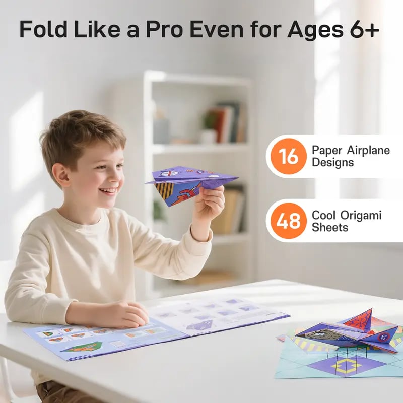 🔥Last Day 49% OFF - ✈️✨DIY Paper Airplane Book