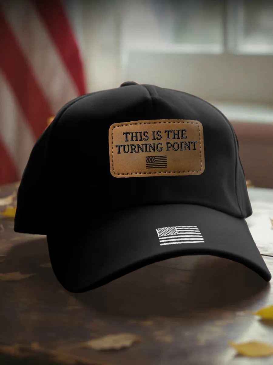 This Is A Turning Point Print Baseball Cap