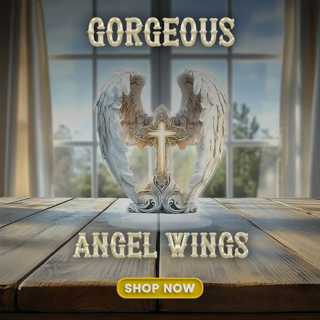 đFall Hot Sale 48% OFFâGorgeous Angel Wings Cross Decoration