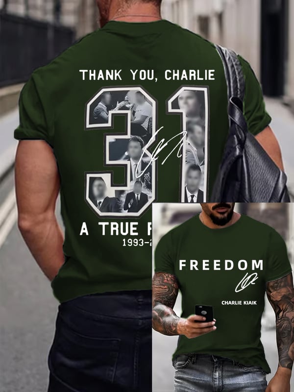 Men's Commemorative Liberty Signature 31 Print T-shirt