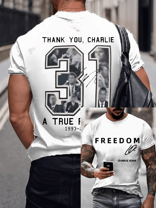 Men's Commemorative Liberty Signature 31 Print T-shirt