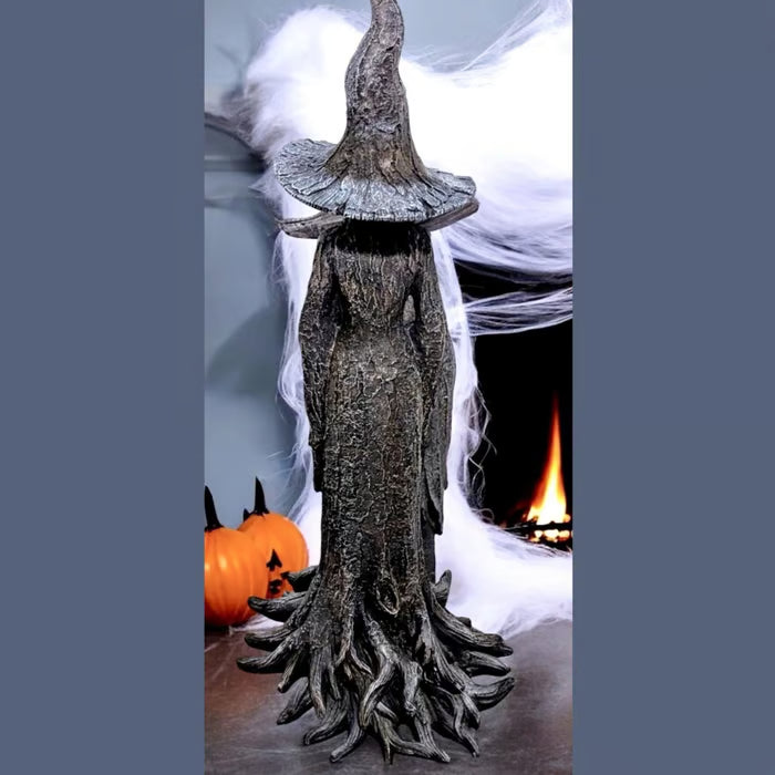 🔥LAST DAY 49% OFF - 🧙♀️💫Hand-Painted Enchanting Witch Statue: The Guardian of Your Home