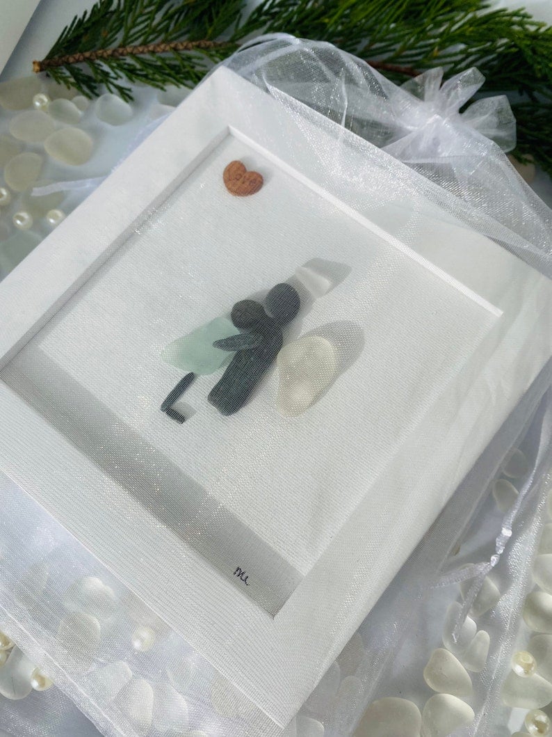 2025💘Memorial Gift Sorry for your loss Gift Sea Glass Art Sympathy Gift