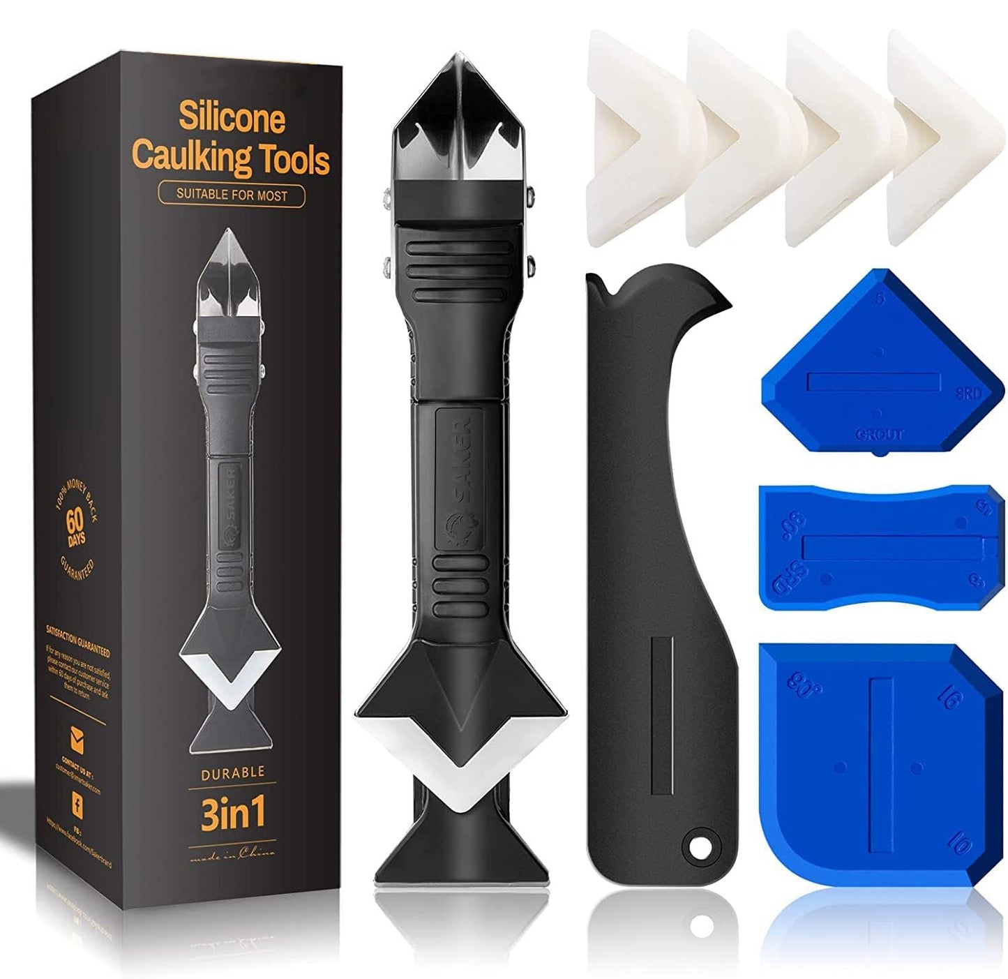 🔥LAST DAY 50% OFF🧰 3-in-1 Silicone Caulking Tool