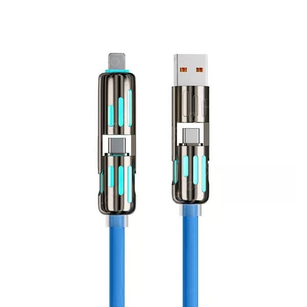 🔥Buy 1 Get 1 Free🔥6.6ft 4-in-1 USB Charging Cable fast charging MAX 60W